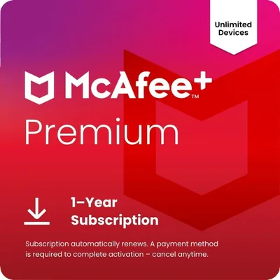 McAfee+ Premium Unlimited Devices 79% Off