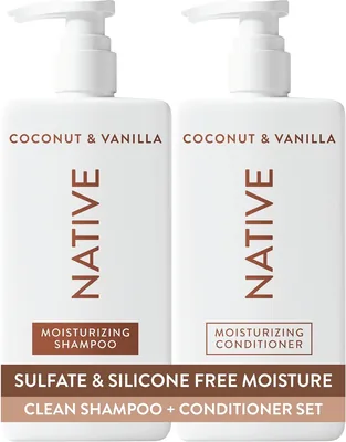Natural Coconut & Vanilla Shampoo + Conditioner - All Hair Types