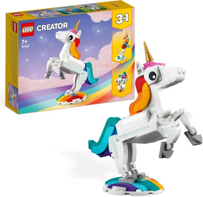 LEGO 31140 Creator 3-in-1 Unicorn Toy Set - 26% Off