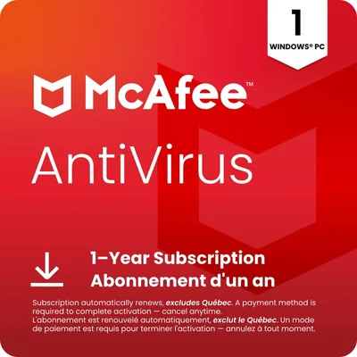 McAfee AntiVirus 2026 - 1 PC
