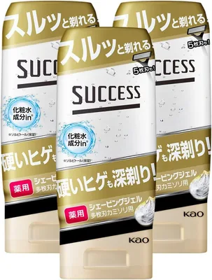 成功 【まとめ買い】メディカルシェービングジェル 多刃カミソリ用 180g×3個セット