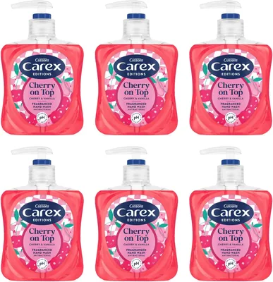 Carex Cherry On Top Antibacterial Handwash 6x250ml Best Deal