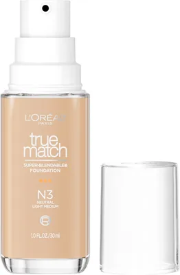 L'Oreal Paris True Match Foundation, Medium Coverage, SPF 17, N3, Best Deal