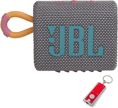 JBL Go 3 Portable Bluetooth Speaker - Gray