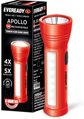 Eveready Apollo DL20: 67% Off के साथ 1W LED टॉर्च, एक्सट्रा फ़ास्ट चार्जिंग और आपातकालीन लाइट