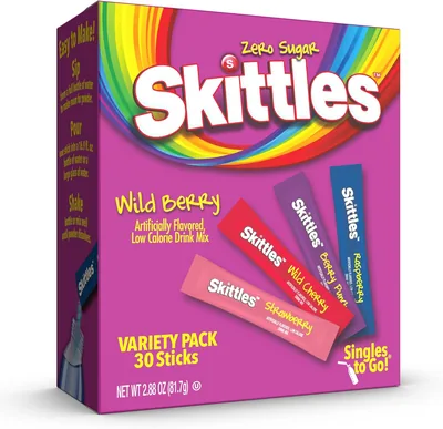 Skittles Drink Mix - Wild Berry Variety Pack (30)