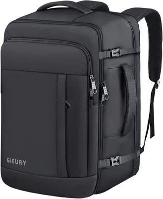 Carry On Backpack - 40L-50L Expandable Travel Bag