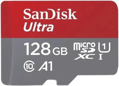 SanDisk Ultra 128GB microSDXC UHS-I, 140MB/s R, मेमोरी कार्ड, 10 साल वारंटी, स्मार्टफ़ोन के लिए