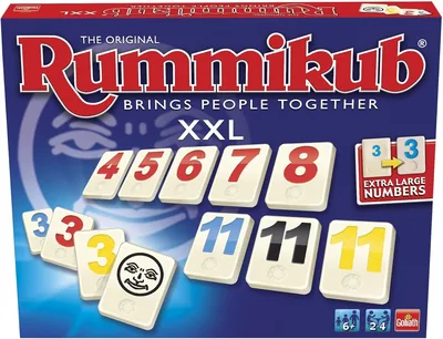 Goliath Rummikub XXL Strategy Board Game with Large Numbers