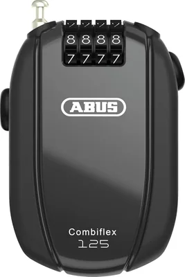 ABUS Kombiflex kabellock - 125 cm, 3 mm, för skid, huvudladd, våg och bagage - 5% Rabatt