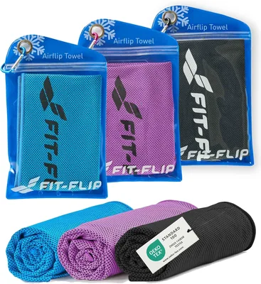 Kühlende Handtücher Set 3 Stück - Für Wandern, Laufen, Tennis, Reisen Best Deal