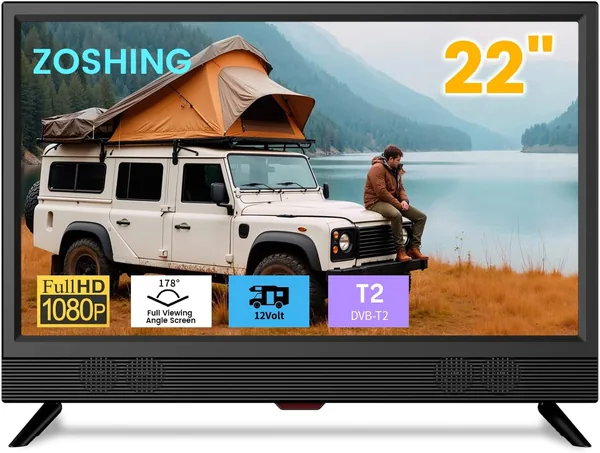 ZOSHING TV 22 inch HD 1080P Screen