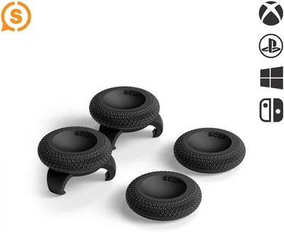 SCUF Universal Thumbstick Grip 6 Pack Black