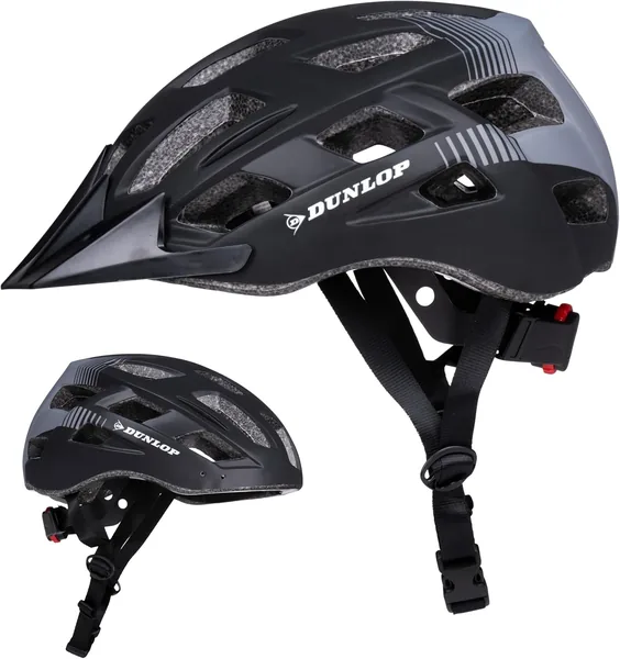 Dunlop Bicycle Helmet with Light