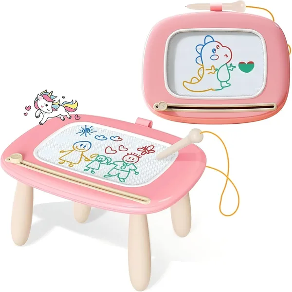 Kikidex Girl Toys Age 1-3 Magnetic Drawing Board