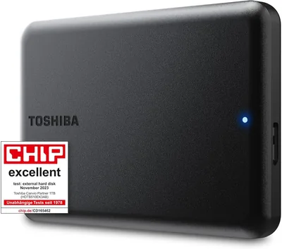 Toshiba Canvio Partner 1TB Draagbare Externe HDD, USB 3.2 Gen 1, Compatibel met Mac en Windows, USB-aangedreven