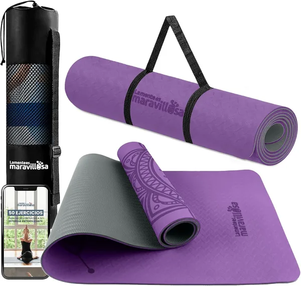 LA MENTE ES MARAVILLOSA Yoga Mat E-Book and Accessories Set