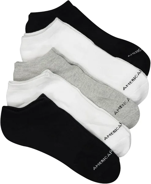 American Eagle Aeo Low Cut Socks 5-Pack For Men Black One Size Fits All