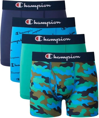 Champion Boys' Underwear Boxer Briefs 4-Pack - Best Deal