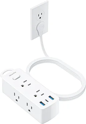 Olcorife Flat Plug Power Strip 29% Off
