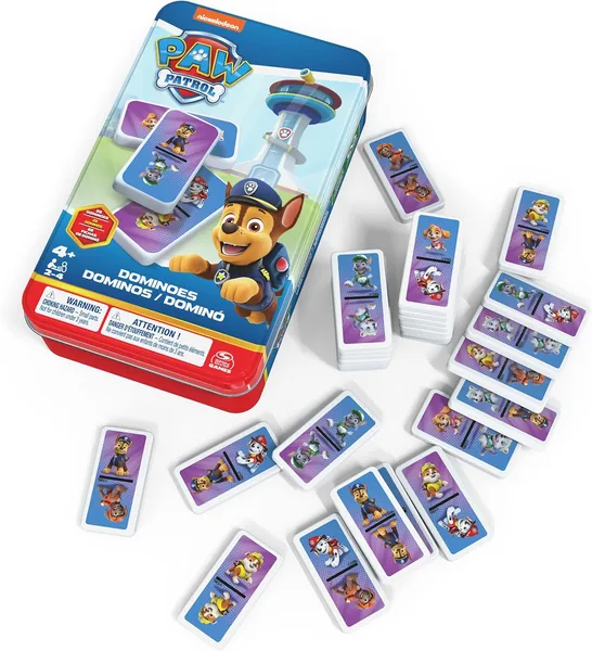 PAW Patrol Domino Children's Board Game with 28 Chips