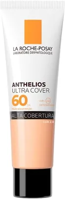 La Roche-Posay Ultra Cover - Protetor Solar com Cor e Performance de Maquiagem, 12h de Cobertura em Uma Única Camada