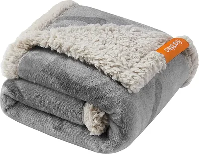 FEANDREA Waterdichte Hondendek Fleece Dekentje voor Kleine Honden en Katten - Dubbelzijdig Sofa Overloop, 73x63cm, 54% Korting