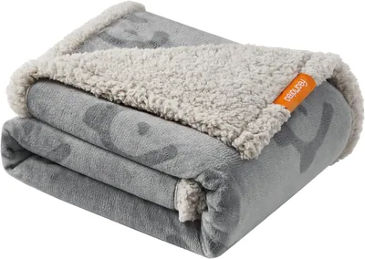 Feandrea Waterdichte Hondentrap, Sherpa Fleece, Huisdiertrap voor Kleine en Middelgrote Honden en Katten, 50 x 101 cm, L, Wasbaar in de Machine