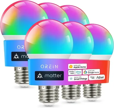 OREiN Matter Smart Bulb 6 Pack 18% Off