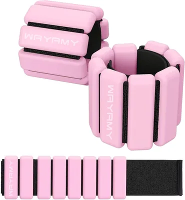 WAYAMY Pesas de Tobillo Ajustables para Fitness, Muñeca Brazo Pierna Pesos