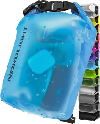 Nordlight Tørrepak och Vattenkänsla - (10L, Blue) Vattenfast Paketmed Rollerlukn och Skulderbelt