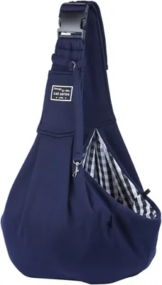 Dog Carrier Sling - Soft Padded Adjustable Shoulder Strap for Small Dogs & Puppies