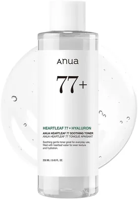 ANUA Houttuynia Cordata 77% 保湿トナー 8.5fl oz (250ml) - 敏感肌用