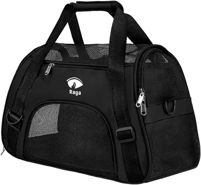 Raganet, Maleta Transportadora de Mascotas para Perros y Gatos, Bolsa Portátil hasta 10kg, Medidas: 42cm x 20cm