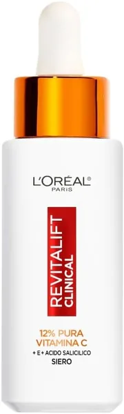 Siero Viso Revitalift L'Oréal Paris 12% Vitamina C, Pori Minori e Pelle Più luminosa - 30 ml, Sconto 70%