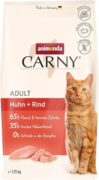Animonda Carny Cat Dry Food Chicken and Beef (1 x 1.75 kg)