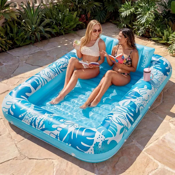 Sloosh Inflatable Tanning Pool Lounge Float