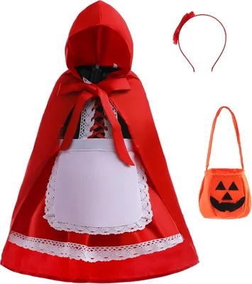Dressy Daisy Girls Red Hood Storybook Costume Cloak Cape - Best Price