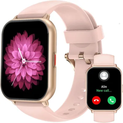 RUIMEN Women's Smartwatch: Appels Bluetooth, Musique, Podomètre - Épargnez 70%
