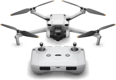 DJI Mini 3: Dron con cámara y estabilizador mecánico de 3 ejes. Vídeo 4K HDR, 38 min de vuelo