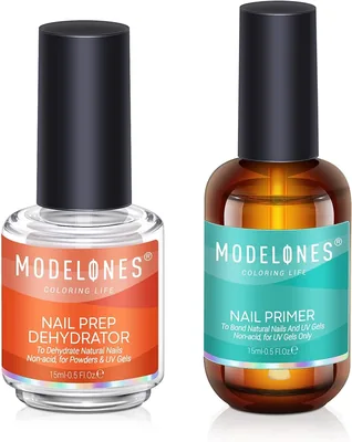 Modelones Gel Nagel Primer, 15 ml Dehydrator, Professionele Zuurvrije Nagelvoorbereiding, Natuurlijke Dehydratie, Luchtdroog Superieur Bo