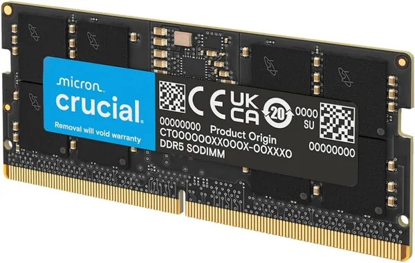 Crucial RAM DDR5 16GB 5600MHz SODIMM Laptop/Laptop/Mini PC Memory