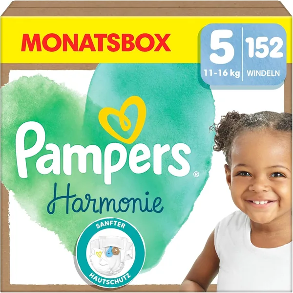 Pampers Baby Nappies Size 5 (11-16 kg) Harmonie