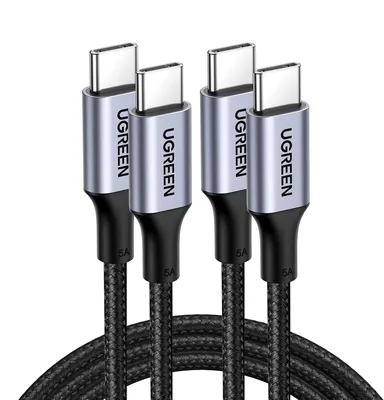 UGEN USB-C Kabel 100W Laddkabell USB-C PD 3.0 Snabbt Ladningskabel | PPS USB C till USB C kabel för iPhone 17/16/15 ser