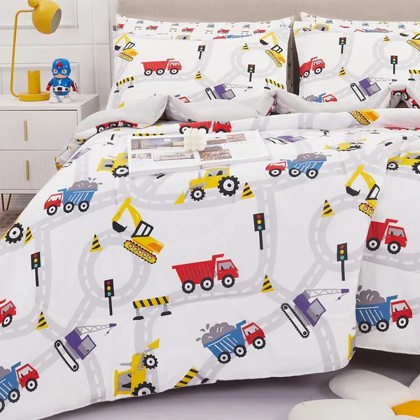 Viviland Kids Bedding Set, 7 Piece Microfiber Comforter, Best Deal