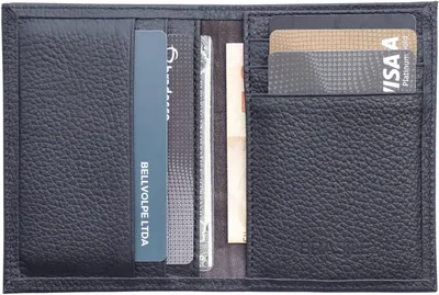 Carteira Masculina Slim de Couro Legítimo - Melhor Oferta