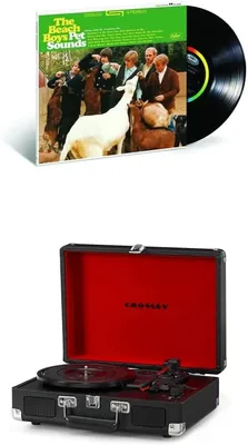 Crosley Cruiser Deluxe Turntable + Beach Boys LP Bundle - Best Deal