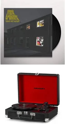 Crosley Cruiser Deluxe Turntable (Blue) + Arctic Monkeys - Favourite Worst Nightmare Bundle Best Deal