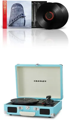 Crosley Cruiser Bluetooth Turntable (Turquoise) + Rammstein - Zeit (Vinyl)