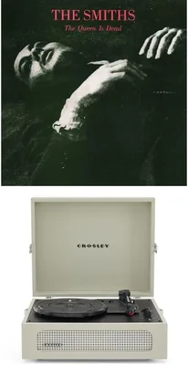 Crosley Voyager Turntable Dune + Smiths - Queen Is Dead (Hi-Q) [Bundle] Best Deal
